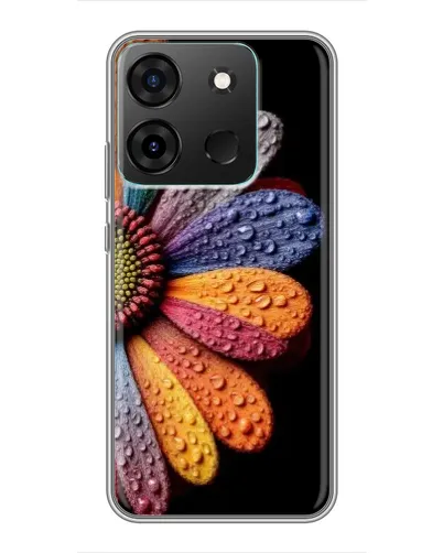 Чехол для Infinix Smart 7 с картинкой «Радужный цветок» Чехол для Infinix Smart 7 с картинкой «Радужный цветок»