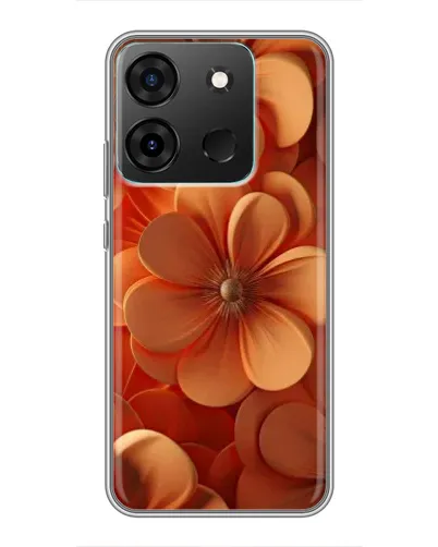 Чехол для Infinix Smart 7 с картинкой «Оранжевый макро цветок» Чехол для Infinix Smart 7 с картинкой «Оранжевый макро цветок»