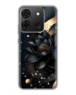 Чохол для Infinix Smart 7 з картинкою «Чорний лотос» Чохол для Infinix Smart 7 з картинкою «Чорний лотос»