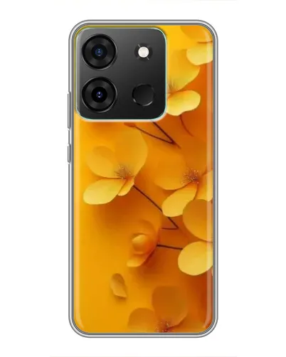 Чехол для Infinix Smart 7 с картинкой «Золотые лепестки» Чехол для Infinix Smart 7 с картинкой «Золотые лепестки»