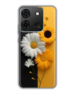 Чохол для Infinix Smart 7 з картинкою «Соняшник та ромашка» Чохол для Infinix Smart 7 з картинкою «Соняшник та ромашка»