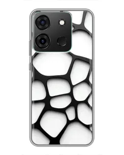 Чохол для Infinix Smart 7 з картинкою «Біла об'ємна сітка» Чохол для Infinix Smart 7 з картинкою «Біла об'ємна сітка»
