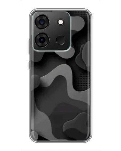Чохол для Infinix Smart 7 з картинкою «Темний абстрактний камуфляж» Чохол для Infinix Smart 7 з картинкою «Темний абстрактний камуфляж»