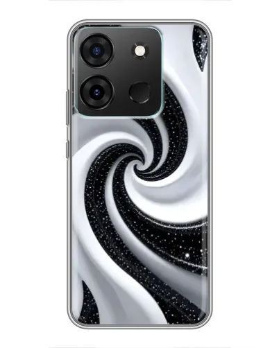 Чохол для Infinix Smart 7 з картинкою «Чорно-біла спіраль» Чохол для Infinix Smart 7 з картинкою «Чорно-біла спіраль»