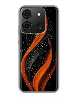Чохол для Infinix Smart 7 з картинкою «Вогняна зоряна хвиля»