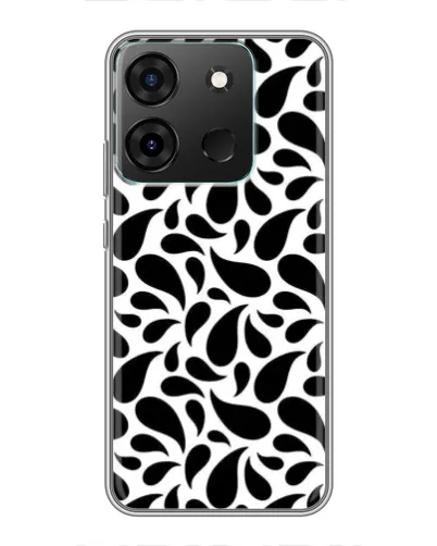 Чохол для Infinix Smart 7 з картинкою «Контрастні чорні краплі» Чохол для Infinix Smart 7 з картинкою «Контрастні чорні краплі»