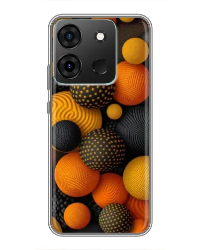Чохол для Infinix Smart 7 з картинкою «Об'ємні помаранчеві сфери» Чохол для Infinix Smart 7 з картинкою «Об'ємні помаранчеві сфери»