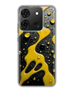 Чохол для Infinix Smart 7 з картинкою «Рідке жовте золото»