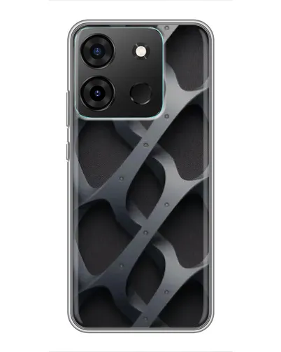Чохол для Infinix Smart 7 з картинкою «Об'ємне сіре плетіння» Чохол для Infinix Smart 7 з картинкою «Об'ємне сіре плетіння»
