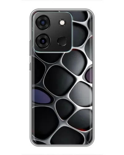 Чохол для Infinix Smart 7 з картинкою «Об'ємна темна решітка» Чохол для Infinix Smart 7 з картинкою «Об'ємна темна решітка»