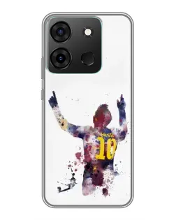 Чехол для Infinix Smart 7 с картинкой «Акварельный Месси Барселона» Чехол для Infinix Smart 7 с картинкой «Акварельный Месси Барселона»
