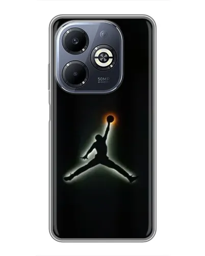 Чехол для Infinix Smart 8 Plus с картинкой «Jordan Gradient Logo»