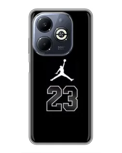 Чехол для Infinix Smart 8 Plus с картинкой «Jordan Flight 23»