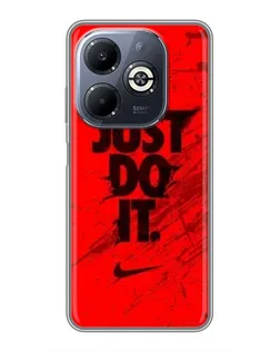 Чехол для Infinix Smart 8 Plus с картинкой «Nike Just Do It»