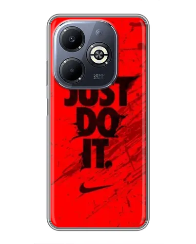 Чехол для Infinix Smart 8 Plus с картинкой «Nike Just Do It»
