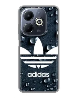 Чехол для Infinix Smart 8 Plus с картинкой «Adidas Trefoil Blue» Чехол для Infinix Smart 8 Plus с картинкой «Adidas Trefoil Blue»