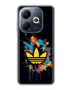 Чехол для Infinix Smart 8 Plus с картинкой «Adidas Splash» Чехол для Infinix Smart 8 Plus с картинкой «Adidas Splash»