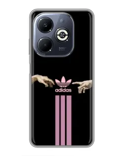 Чехол для Infinix Smart 8 Plus с картинкой «Adidas Hands»