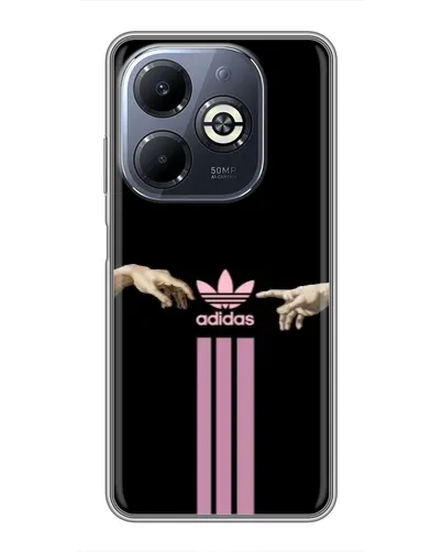 Чехол для Infinix Smart 8 Plus с картинкой «Adidas Hands»