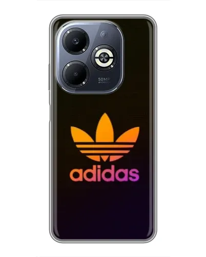 Чехол для Infinix Smart 8 Plus с картинкой «Градиент Adidas»