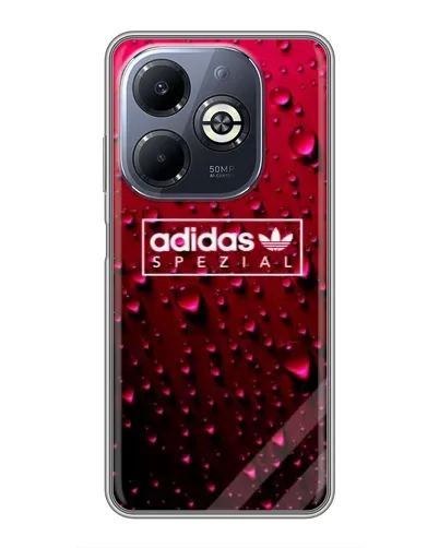 Чехол для Infinix Smart 8 Plus с картинкой «Adidas Gold Marble»