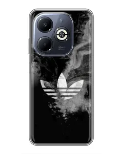 Чехол для Infinix Smart 8 Plus с картинкой «Абстрактный дым Adidas»