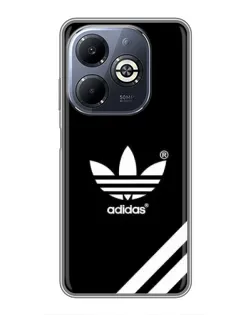 Чехол для Infinix Smart 8 Plus с картинкой «Adidas с диагональными полосами»