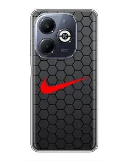 Чехол для Infinix Smart 8 Plus с картинкой «Nike — карбоновая сетка» Чехол для Infinix Smart 8 Plus с картинкой «Nike — карбоновая сетка»