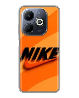 Чехол для Infinix Smart 8 Plus с картинкой «Оранжевый драйв Nike» Чехол для Infinix Smart 8 Plus с картинкой «Оранжевый драйв Nike»