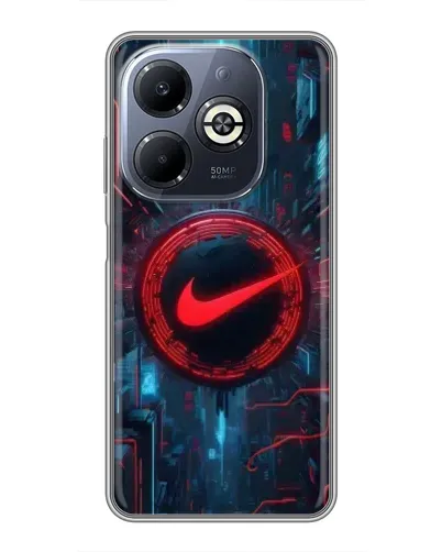 Чехол для Infinix Smart 8 Plus с картинкой «Техногенный стиль Nike» Чехол для Infinix Smart 8 Plus с картинкой «Техногенный стиль Nike»