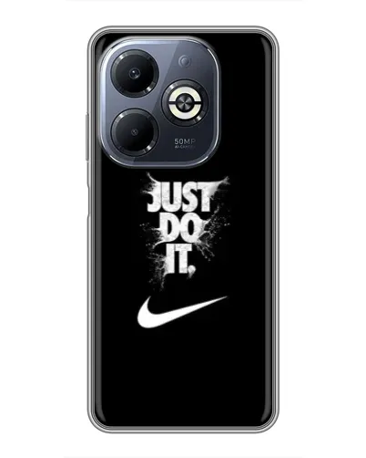 Чехол для Infinix Smart 8 Plus с картинкой «Текстовый принт Nike» Чехол для Infinix Smart 8 Plus с картинкой «Текстовый принт Nike»