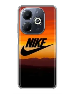 Чехол для Infinix Smart 8 Plus с картинкой «Nike — вечерний горизонт» Чехол для Infinix Smart 8 Plus с картинкой «Nike — вечерний горизонт»