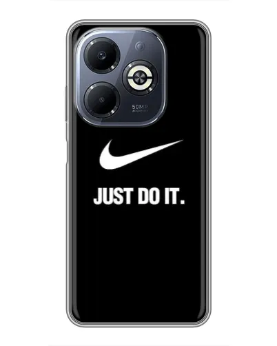 Чехол для Infinix Smart 8 Plus с картинкой «Классический принт Nike» Чехол для Infinix Smart 8 Plus с картинкой «Классический принт Nike»
