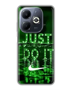 Чехол для Infinix Smart 8 Plus с картинкой «Зеленый неоновый Nike» Чехол для Infinix Smart 8 Plus с картинкой «Зеленый неоновый Nike»