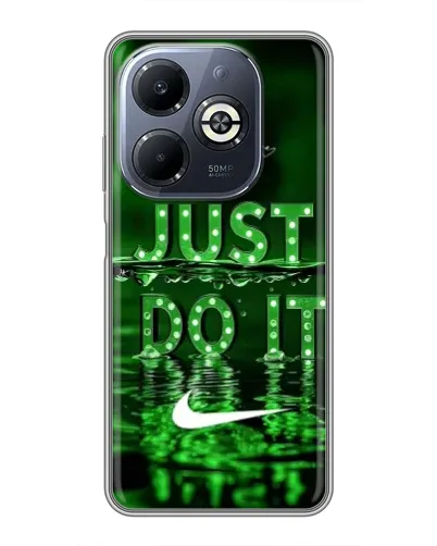 Чехол для Infinix Smart 8 Plus с картинкой «Зеленый неоновый Nike» Чехол для Infinix Smart 8 Plus с картинкой «Зеленый неоновый Nike»