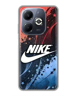 Чехол для Infinix Smart 8 Plus с картинкой «Градиентный принт Найк» Чехол для Infinix Smart 8 Plus с картинкой «Градиентный принт Найк»