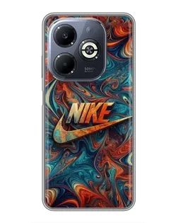 Чехол для Infinix Smart 8 Plus с картинкой «Nike в абстракции» Чехол для Infinix Smart 8 Plus с картинкой «Nike в абстракции»