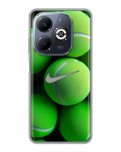 Чехол для Infinix Smart 8 Plus с картинкой «Теннисные мячи Найк» Чехол для Infinix Smart 8 Plus с картинкой «Теннисные мячи Найк»