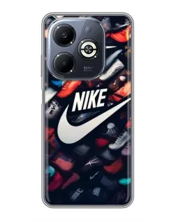 Чехол для Infinix Smart 8 Plus с картинкой «Коллекция кроссовок Nike» Чехол для Infinix Smart 8 Plus с картинкой «Коллекция кроссовок Nike»