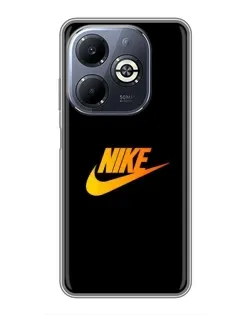 Чехол для Infinix Smart 8 Plus с картинкой «Золотой логотип Nike» Чехол для Infinix Smart 8 Plus с картинкой «Золотой логотип Nike»