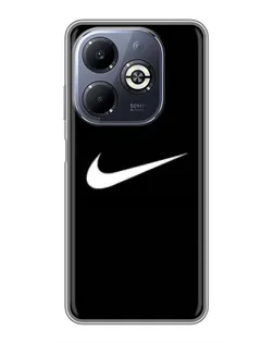 Чехол для Infinix Smart 8 Plus с картинкой «Минималистический Найк» Чехол для Infinix Smart 8 Plus с картинкой «Минималистический Найк»