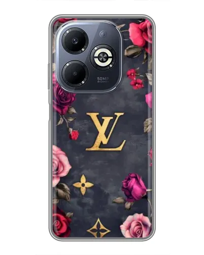 Чехол для Infinix Smart 8 Plus с картинкой «Цветочный Louis Vuitton»