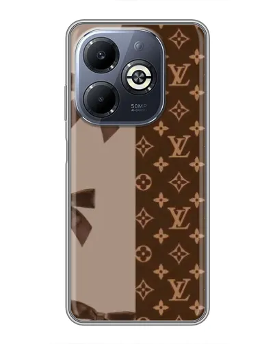 Чехол для Infinix Smart 8 Plus с картинкой «Louis Vuitton — банты»