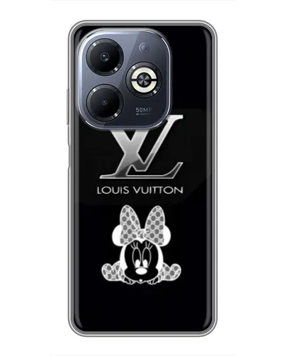 Чехол для Infinix Smart 8 Plus с картинкой «LV и Минни Маус»