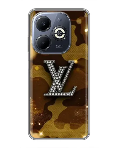 Чехол для Infinix Smart 8 Plus с картинкой «Камуфляжный Louis Vuitton»