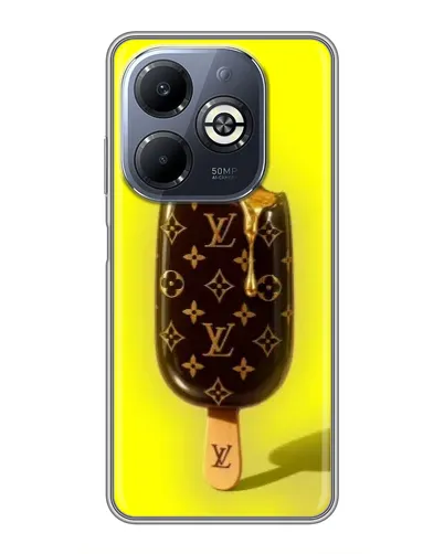 Чехол для Infinix Smart 8 Plus с картинкой «Мороженое от LV»