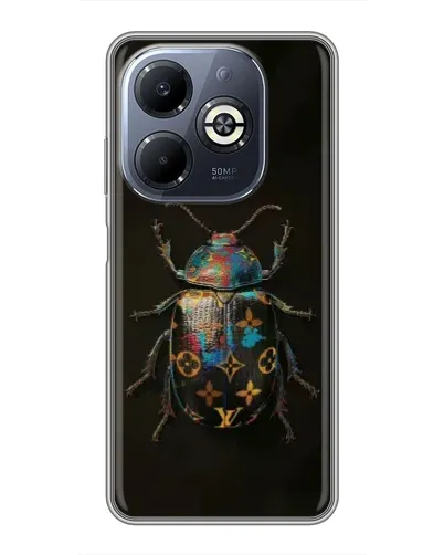 Чехол для Infinix Smart 8 Plus с картинкой «LV — мраморный принт»