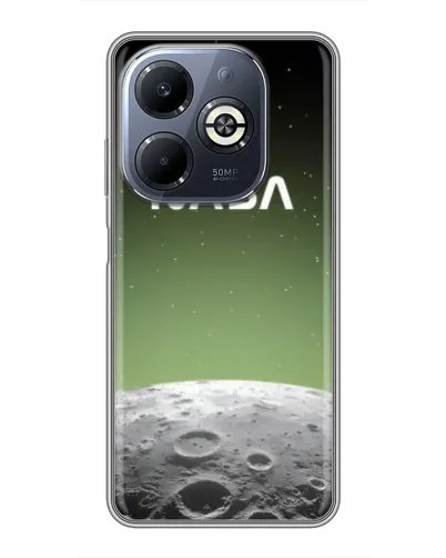 Чехол для Infinix Smart 8 Plus с картинкой «NASA — лунный градиент»