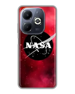 Чехол для Infinix Smart 8 Plus с картинкой «NASA — красная туманность» Чехол для Infinix Smart 8 Plus с картинкой «NASA — красная туманность»