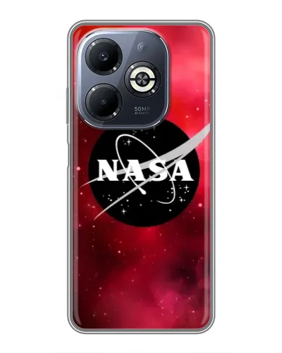 Чехол для Infinix Smart 8 Plus с картинкой «NASA — красная туманность»
